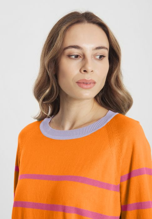FRIEDA&FREDDIES jersey en rayas color naranja - 4