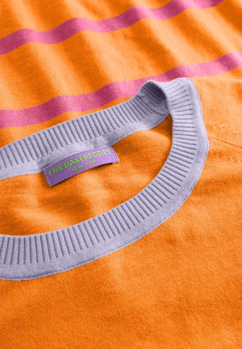 FRIEDA&FREDDIES jersey en rayas color naranja - 5