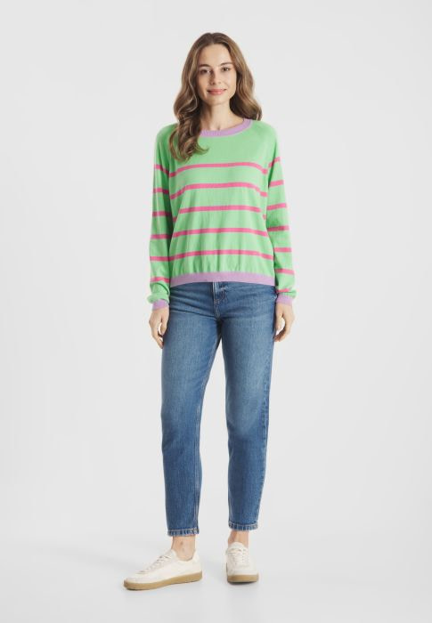 FRIEDA&FREDDIES jersey en rayas color verde y fucsia - 2