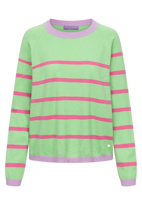 FRIEDA&FREDDIES jersey en rayas color verde y fucsia - 5