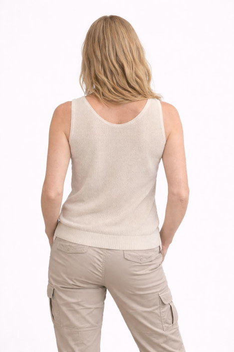 KOCCA chaqueta calada color beige y oro - 5