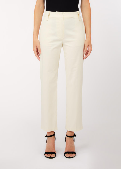 LIU.JO pantalón crudo con bolsillitos en strass - 1