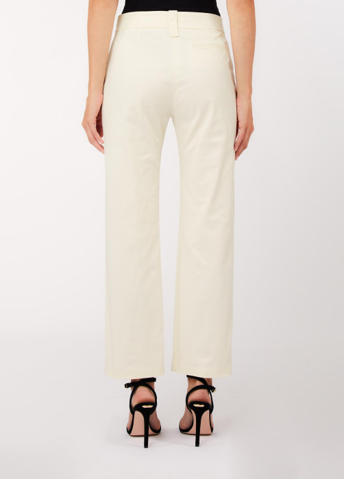 LIU.JO pantalón crudo con bolsillitos en strass - 2