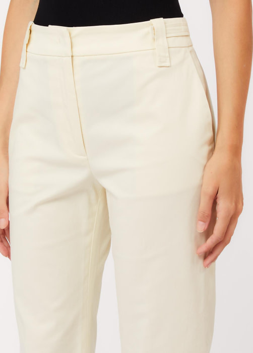 LIU.JO pantalón crudo con bolsillitos en strass - 3
