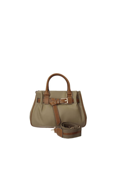 LIU·JO bolso combinado caqui y cuero - 5