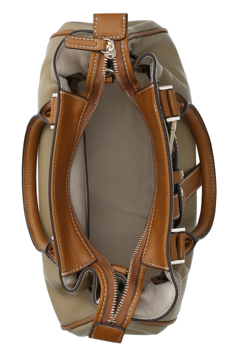 LIU·JO bolso combinado caqui y cuero - 7