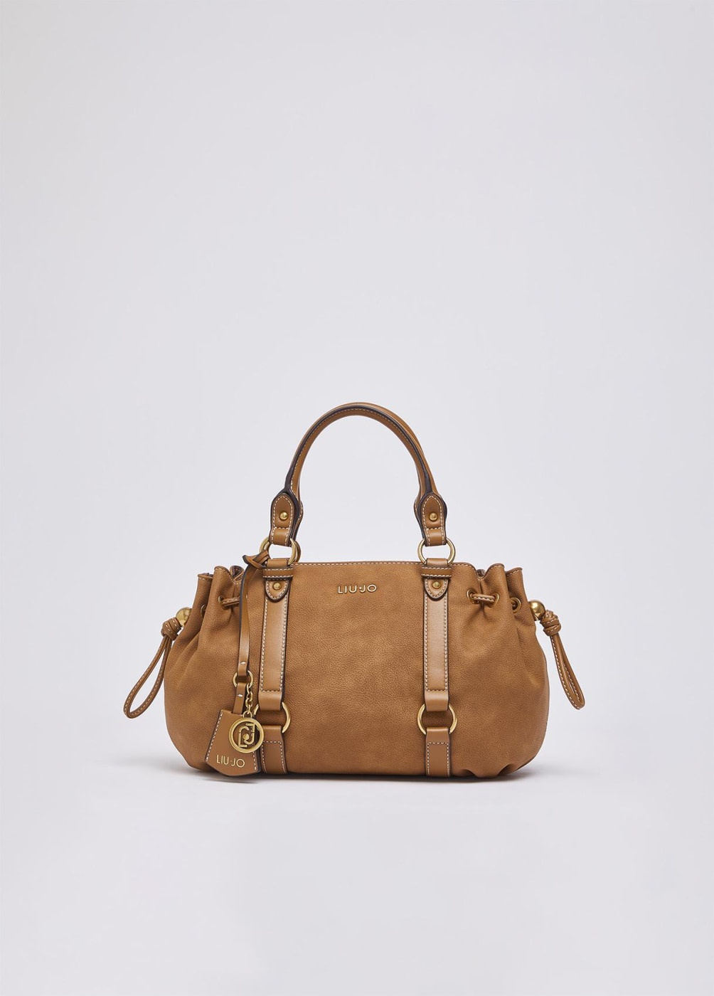 LIU·JO bolso en piel vuelta color camel