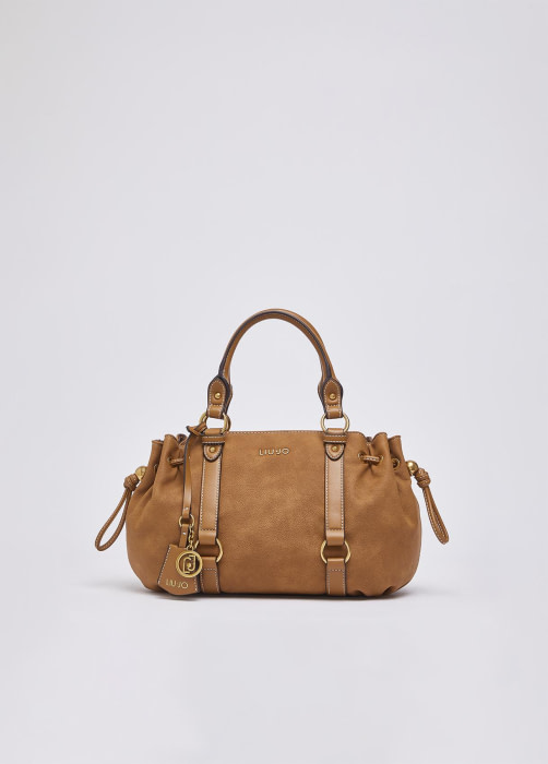 LIU·JO bolso en piel vuelta color camel - 1