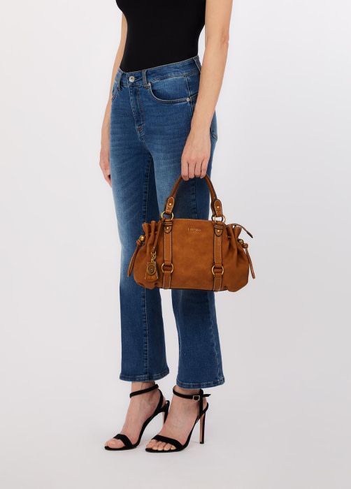 LIU·JO bolso en piel vuelta color camel - 3