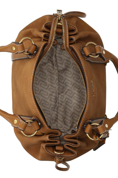 LIU·JO bolso en piel vuelta color camel - 5