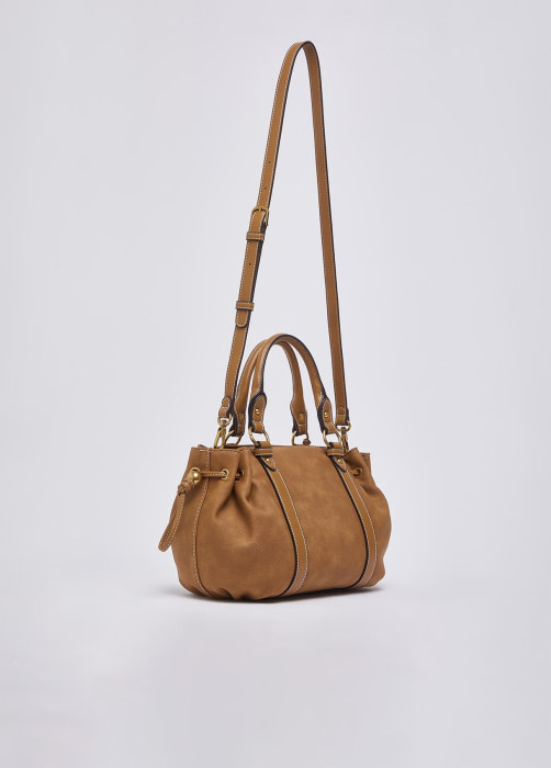 LIU·JO bolso en piel vuelta color camel - 7