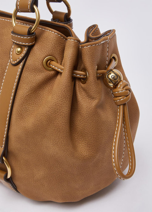 LIU·JO bolso en piel vuelta color camel - 9