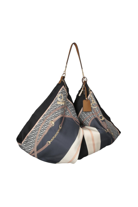 LIU·JO bolso en pañuelo con estampado en azules - 1
