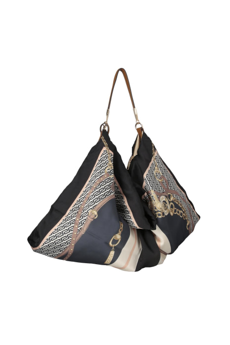LIU·JO bolso en pañuelo con estampado en azules - 2