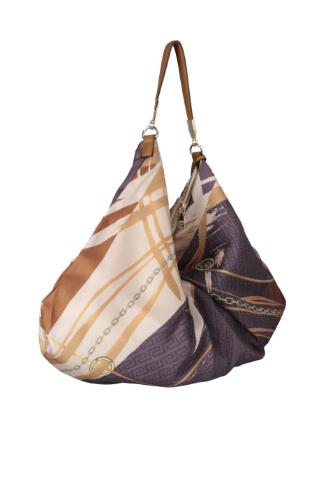 LIU·JO bolso en pañuelo con estampado en morados  y rosas - 2