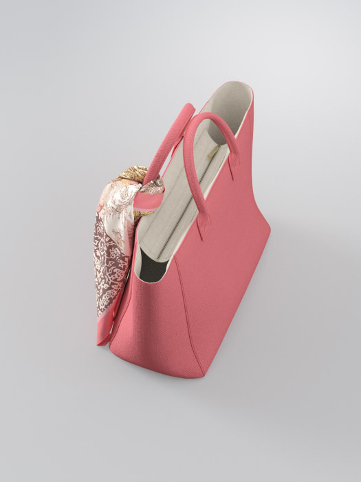 LIU·JO tote color coral con logo - 3