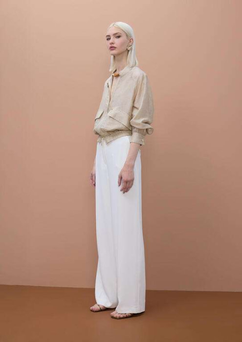 LOLA CASADEMUNT by MAITE chaqueta bolsillos color piedra - 7