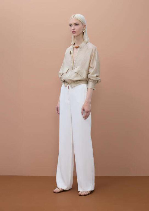 LOLA CASADEMUNT by MAITE chaqueta bolsillos color piedra - 9