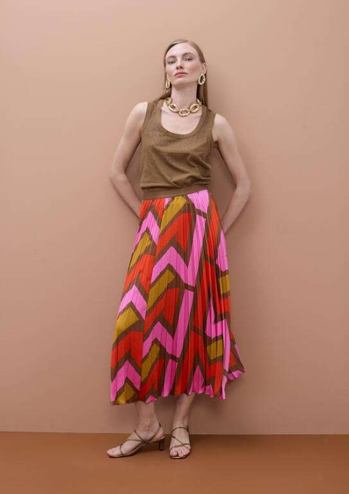 LOLA CASADEMUNT by MAITE top tirantes strass marrón - 4