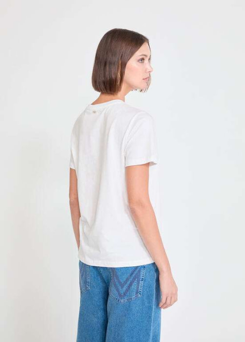 LOLA CASADEMUNT by MAITE camiseta blanca "GENUINE STYLE BY MAITE" - 5