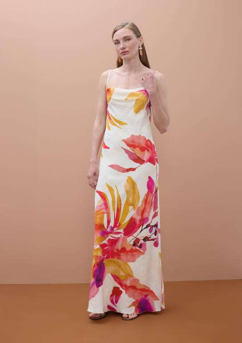 LOLA CASADEMUNT by MAITE vestido estampado blanco floral - 2