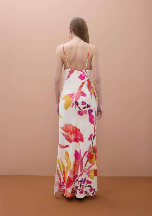 LOLA CASADEMUNT by MAITE vestido estampado blanco floral - 4