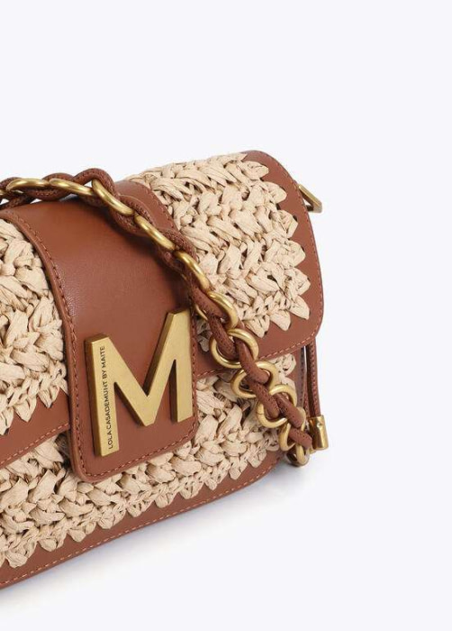 LOLA CASADEMUNT by MAITE bandolera combinada rafia - 7