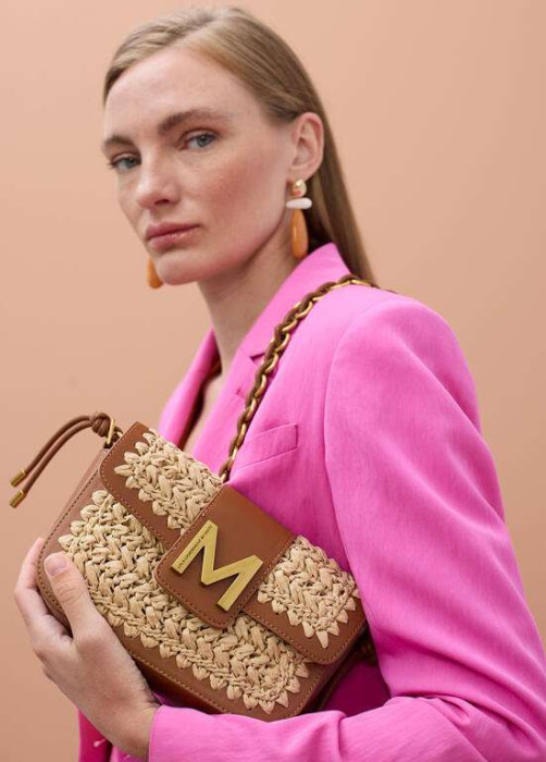 LOLA CASADEMUNT by MAITE bandolera combinada rafia - 8