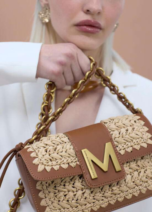 LOLA CASADEMUNT by MAITE bandolera combinada rafia - 10