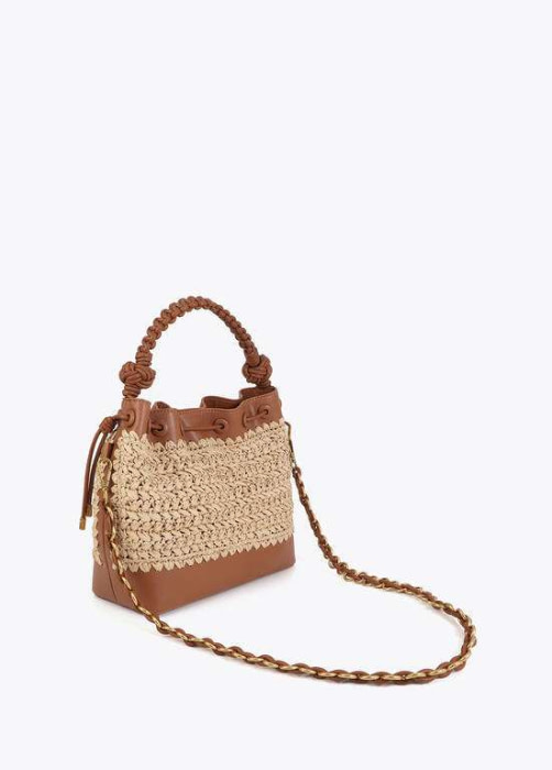 LOLA CASADEMUNT by MAITE bolso judas combinado rafia - 4