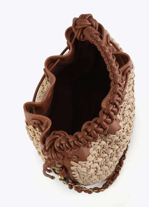 LOLA CASADEMUNT by MAITE bolso judas combinado rafia - 5