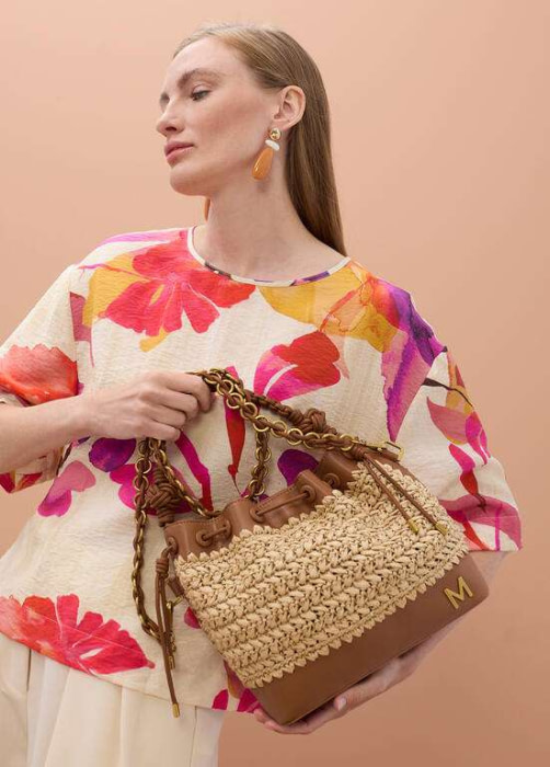 LOLA CASADEMUNT by MAITE bolso judas combinado rafia - 7