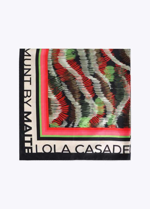 LOLA CASADEMUNT by MAITE pañuelo estampado  multicolor - 3