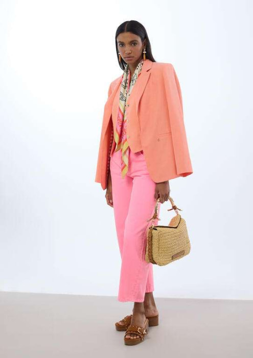LOLA CASADEMUNT blazer color coral - 6