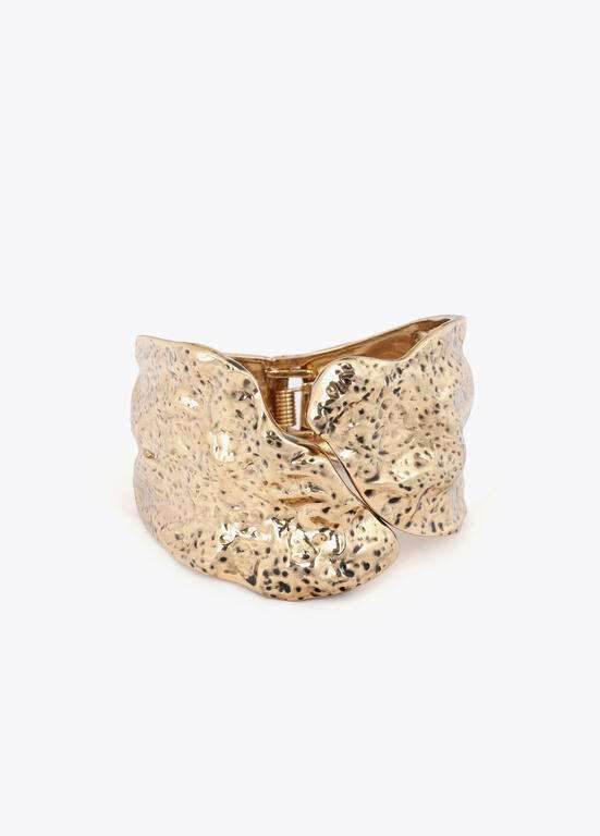 LOLA CASADEMUNT brazalete irregular dorado