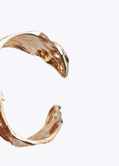 LOLA CASADEMUNT brazalete irregular dorado - 5