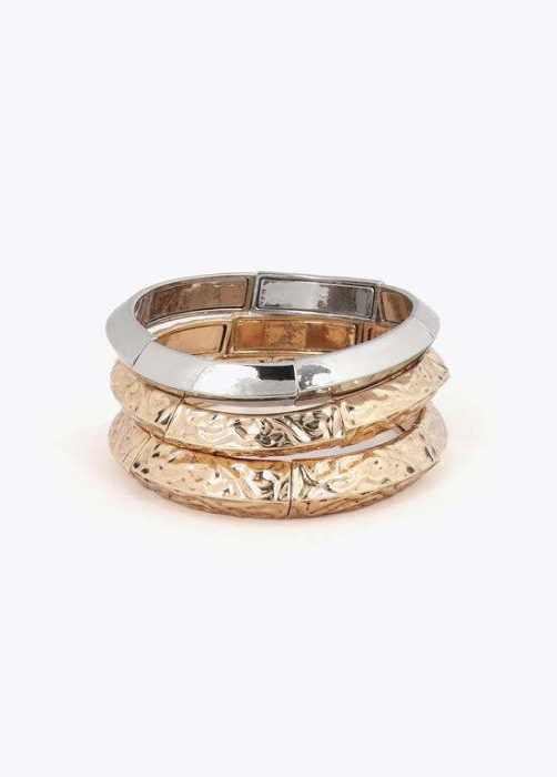 LOLA CASADEMUNT set pulseras elásticas bicolor - 1