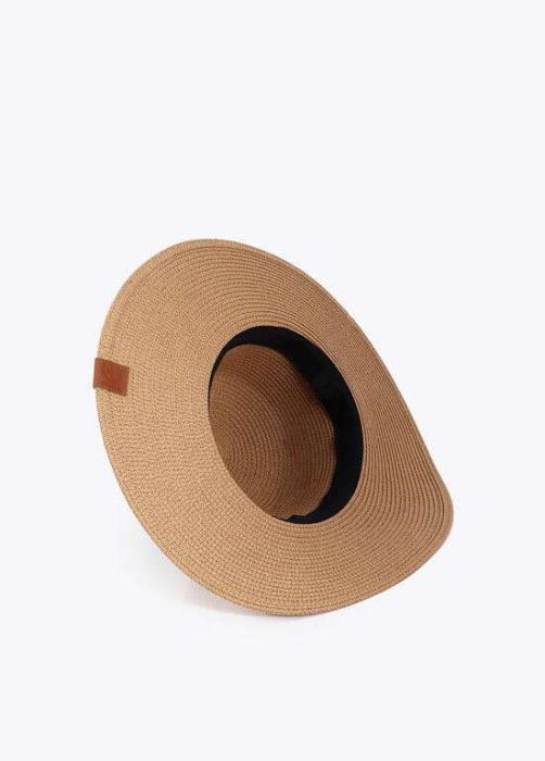 LOLA CASADEMUNT sombrero con lazada crudo y marrón - 6