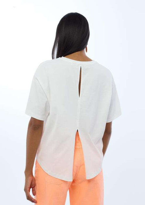 LOLA CASADEMUNT camiseta tigre blanco y naranja - 4