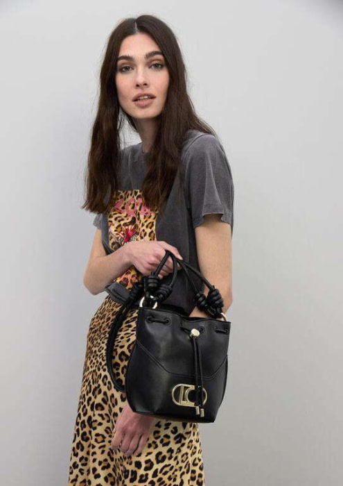 LOLA CASADEMUNT camiseta LOVE LOLA color gris con estampado de leopardo - 5