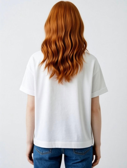 PENNYBLACK camiseta m/c blanca estampado sol - 3