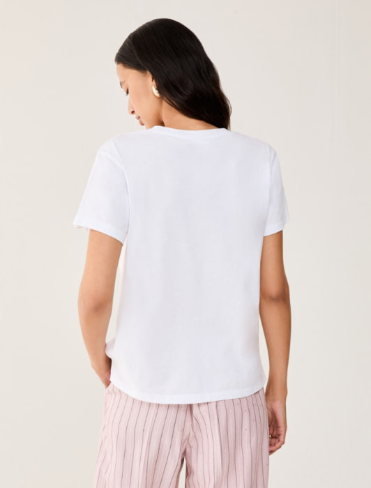 PENNYBLACK camiseta m/c blanca cactus - 3