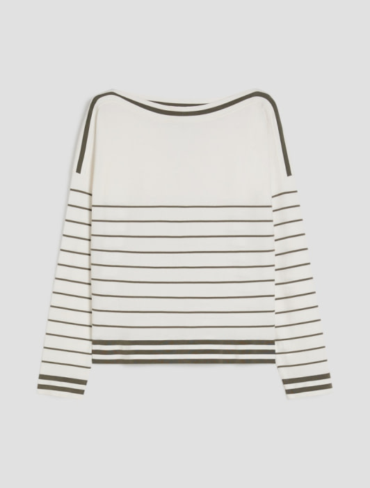 PENNYBLACK jersey rayas caqui y crudo - 2