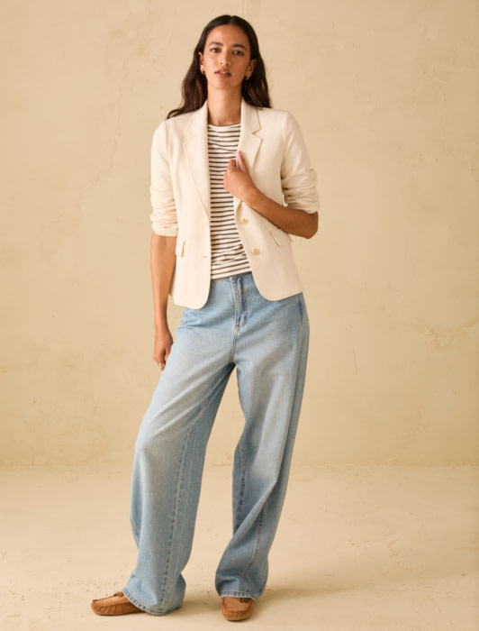 PENNYBLACK blazer punto milano crudo - 5