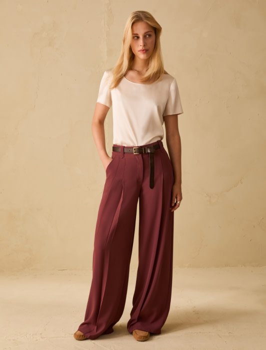 PENNYBLACK top m/c seda color marfil - 4