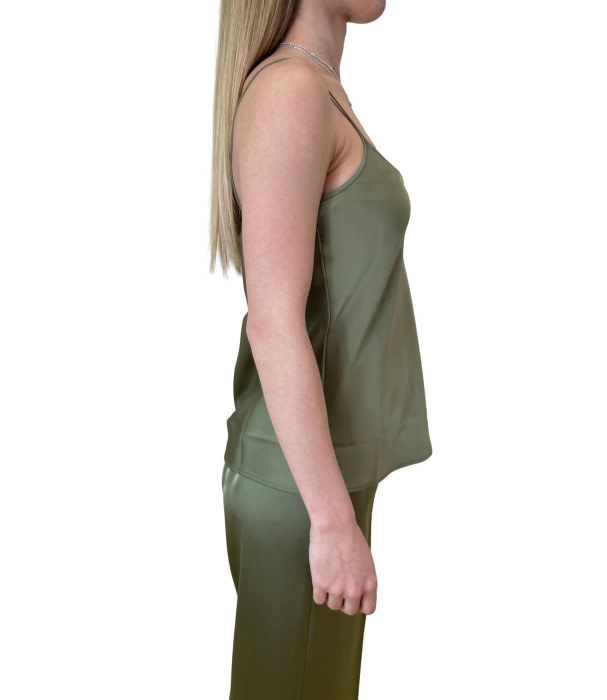 PENNYBLACK top tirantes poliéster verde - 2