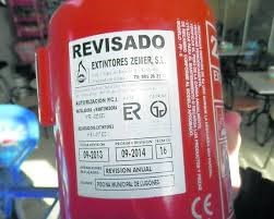 Revisión Extintor Transporte