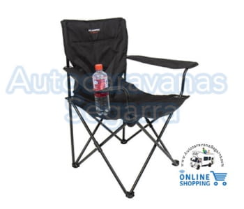 SILLA DE CAMPING PLEGABLE CON REPOSABRAZOS