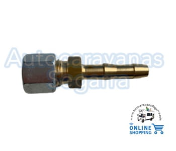 BOQUILLA ERMETO 8MM A MANGUERA GAS
