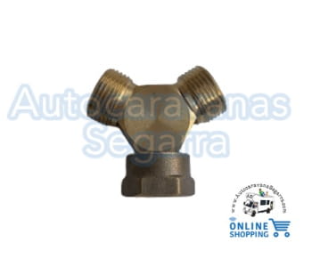 RACORD “T” BOTELLAS GAS/GLP AL REGULADOR MONOCONTROL